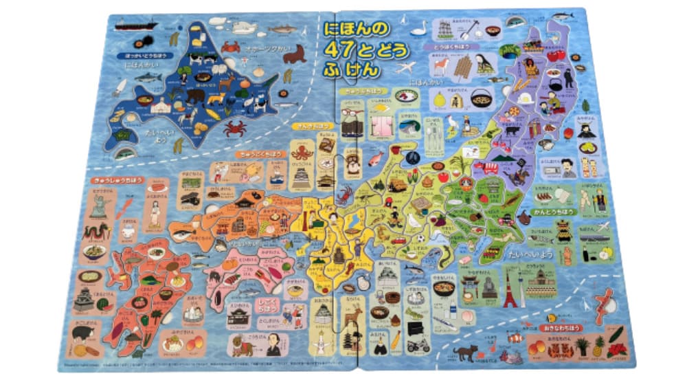 日本地図のパズル