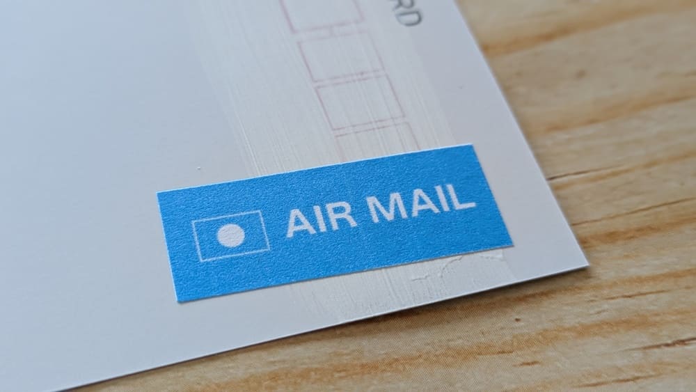 Air Mail の表記